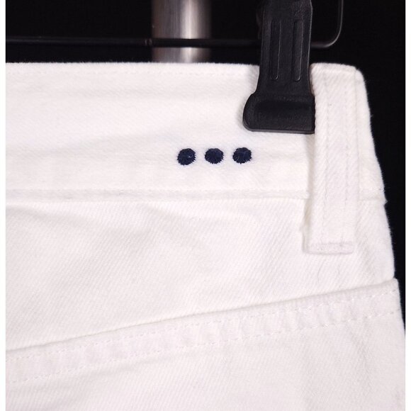 Officine Generale Slim Fit Japanese Selvedge Denim Jeans 28 Mens White $315 - Picture 9 of 14